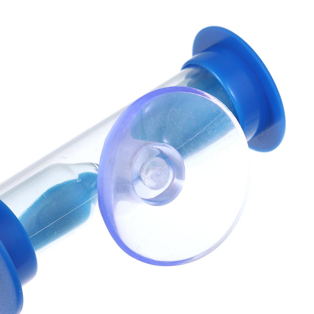 Colorful Tooth Brushing Sucker Sand Clock Hourglass 3-Minute Sand Timer