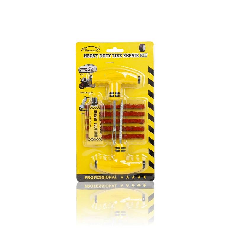 

Kit de reparación de neumáticos para coche moto bicicleta herramienta de emergencia rápida