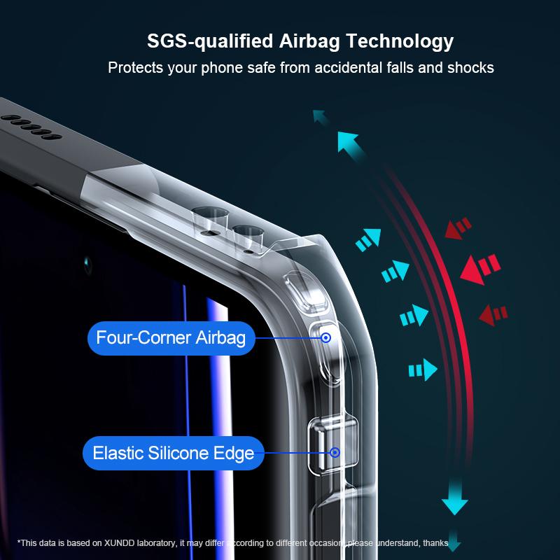 XUNDD Phone Case for Xiaomi Redmi K60 5G/K60 Pro 5G/Poco F5 Pro 5G TPU+Acrylic Shockproof Cover