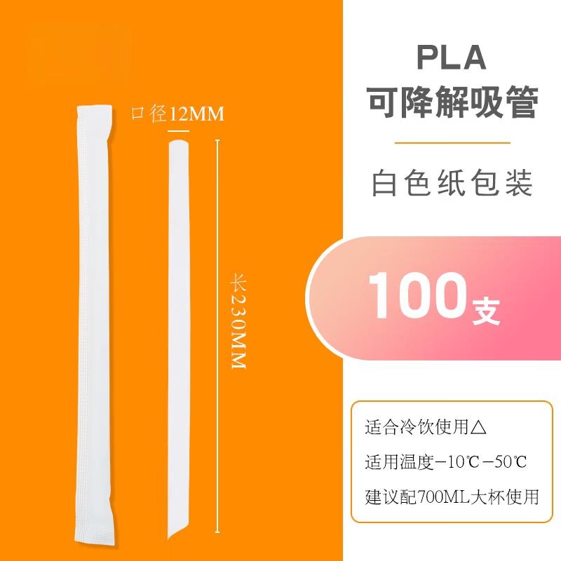 Individually Wrapped Sugarcane Pulp Disposable Straws