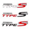 AAAW1 3D Metal Car Front Grill Emblem Auto Badge Sticker Decals For Type S Y Sport Logo Civic Accord Crv Hrv Car Accessories