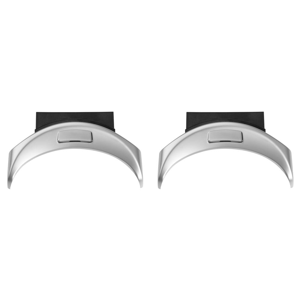 Chrome Center Console Armrest Switch Button Trim Center Console Armrest Release Button Cover for Mercedes Benz W205 W253 15-20