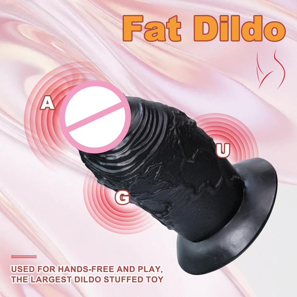 Black Thick Dildo Penis Masturbator Clitoral Stimulation Anal G-spot Stimulation Male Dildos Female Adult Sex Toys Huge Dick 18+