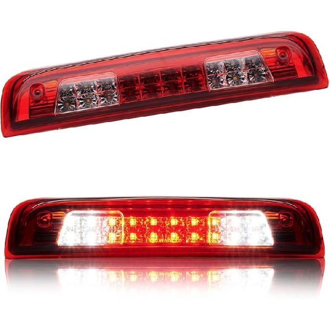 Third 3Rd Brake Light For 2007-2013 Chevy Silverado/GMC Sierra 1500 2500HD 3500HD, LED High Mount Stop Light, Rear Center Cab Roof Tail Cargo Lamp