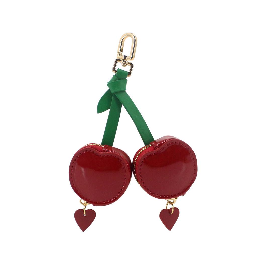 Strawberry Fruit Coin Purse Keychain: Mini Gift Pouch Pendant