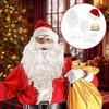 Santa Beard And Eyebrows Christmas Party Cosplay Costume Supplies Christmas Role Play Accessories For Men Women Youth Family Son