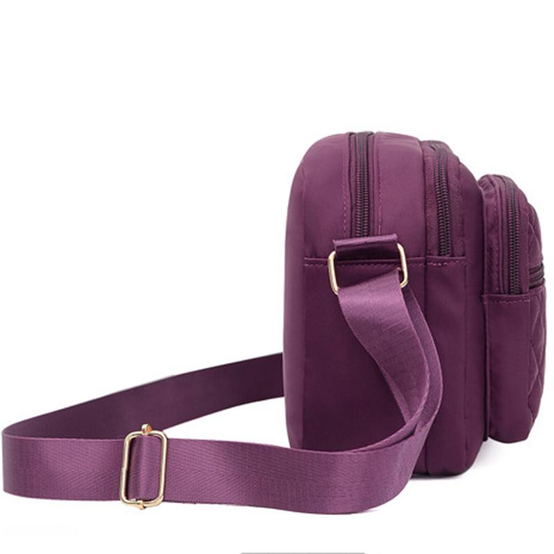 Women's Bag Korean Fashion New Embroidery Thread Large Capacity Shoulder Bag For Middle And Old Age Classic Crossbody Bag Simple KTY