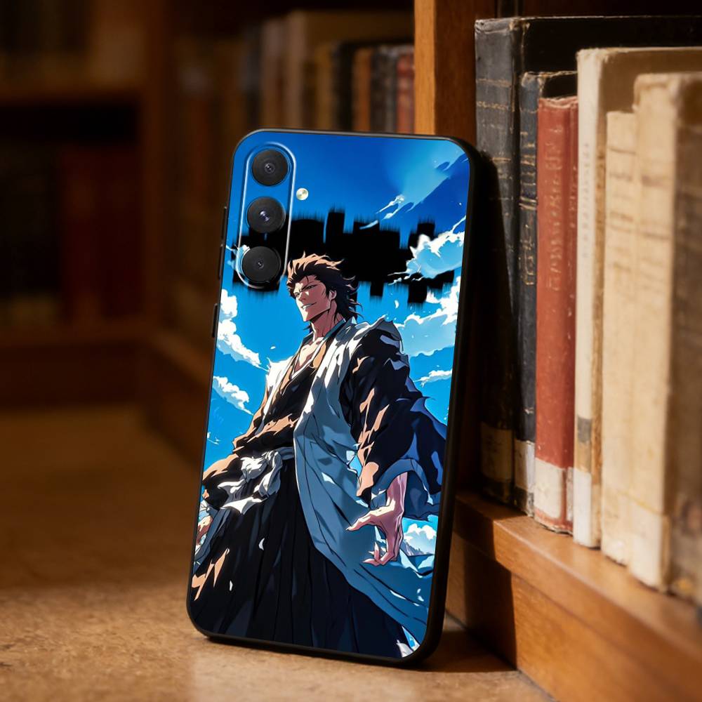 Anime B-Bleachs Aizen Sosuke Phone Case For Samsung S26,S25,S24,S23,S22,S21,Plus,Fe,Lite,Others Black Cover