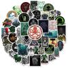 10/25/50 szt. Naklejki Horror Cthulhu Szkielet Winylowe Naklejki na Gitarę Laptop Telefon Bagaż Butelkę z Wodą Scrapbook Samochód Motocykl
