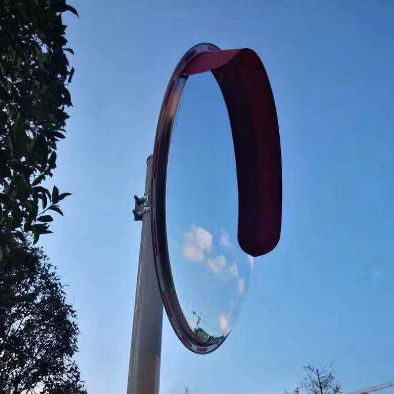 Indoor/Underground Traffic Convex Mirror - Anti-Theft Safety Reflective Mirror for Supermarkets & Parking Lots