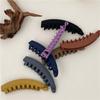 Gift Fashion Frosted Hairpins Solid Color Ponytail Holder Hair Clips Hair Claws Banana Clip
