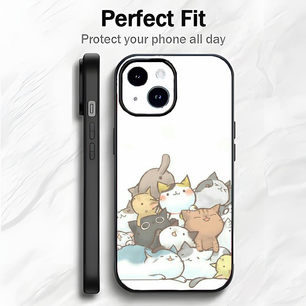 Sweet Adorable Pet Cute Cat Phone Case Phone Case Soft Packaging Lightweight For iPhone17 16 15 14 13ProMax