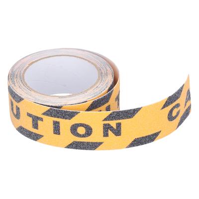 Ruban Antidérapant Antidérapant Imperméable PVC Attention pour Marche Escalier Sol Extérieur Noir et Jaune