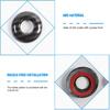 Car Door Bolt Door Lock Pin Cover Trim Ring for Dodge Challenger 2014-2020 (Carbon Fiber Look)