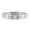Mode Katzenpfote Hund Kirsche Italienische Charms Armband Edelstahl Elastisch Klobig Punk Armreif Herren Damen DIY Schmuckherstellung Geschenke