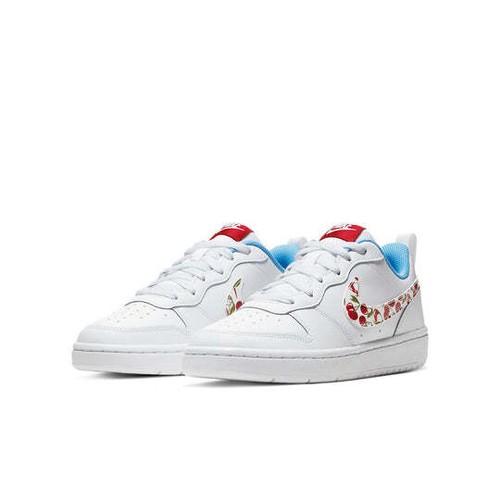 

Nike Court Borough Low 2 BG White Cherry CJ2238-100 EU 36.5 білий/синій
