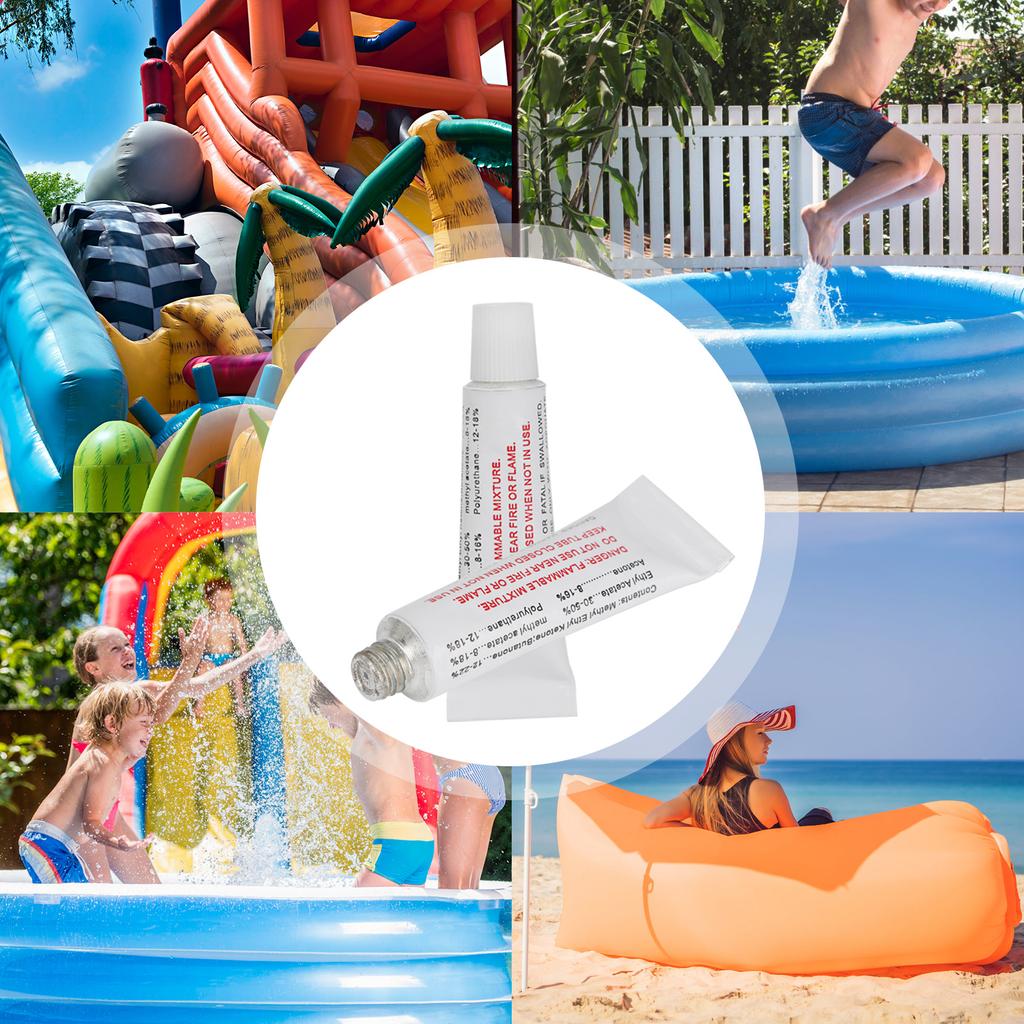 10-20pcs PVC Glue for Inflatable Swimming Pool Repair Random Color Patch Adhesive Waterproof Pool Patch Kit