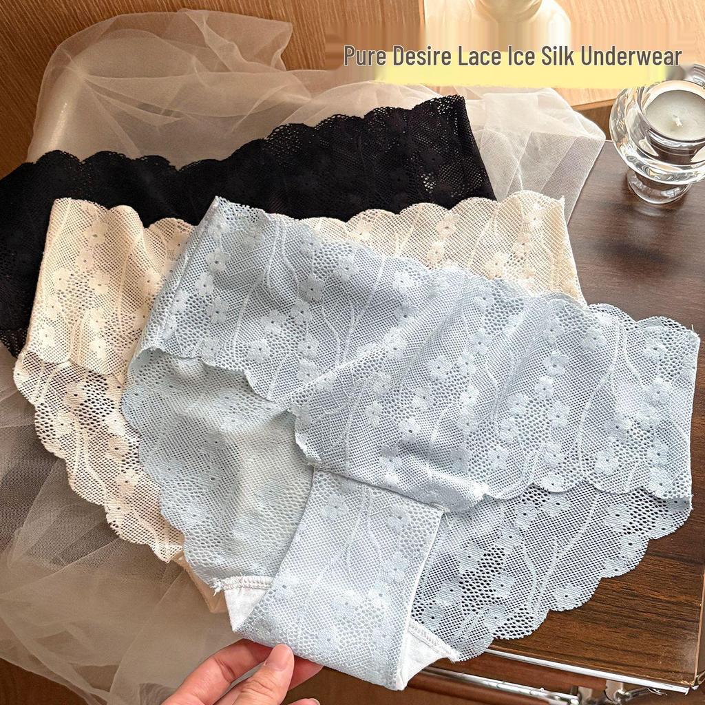 Japanese Style Cotton Mid-Waist Panties: Sweet, Lightweight, Breathable, Skin-Friendly Triangle Shorts for Teen Girls