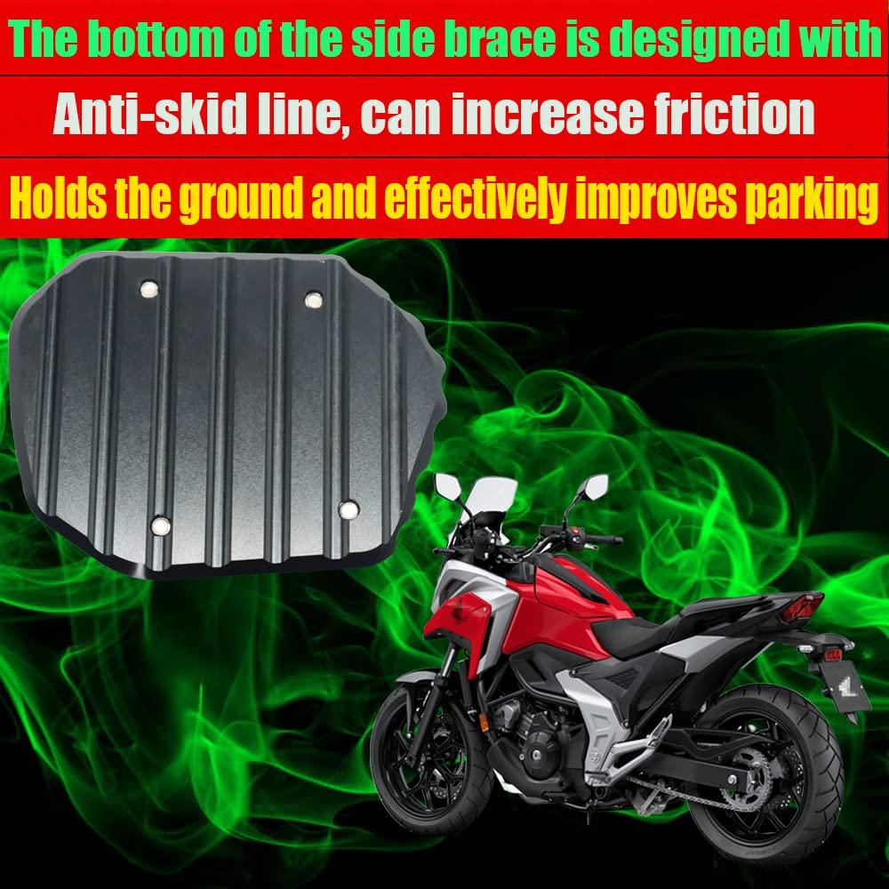 2022For Honda NC750X NC750X NC750X 2021-2022 Motorcycle CNC Kickstand Side Stand Expanding Extension Pad Support Accessories