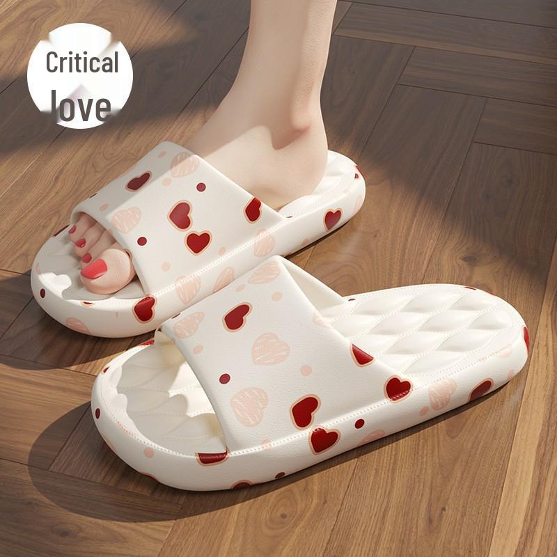 Men's and Women's Non-Slip Bathroom Sandals: Thick-Soled, Deodorant EVA Slippers for Home and Summer.