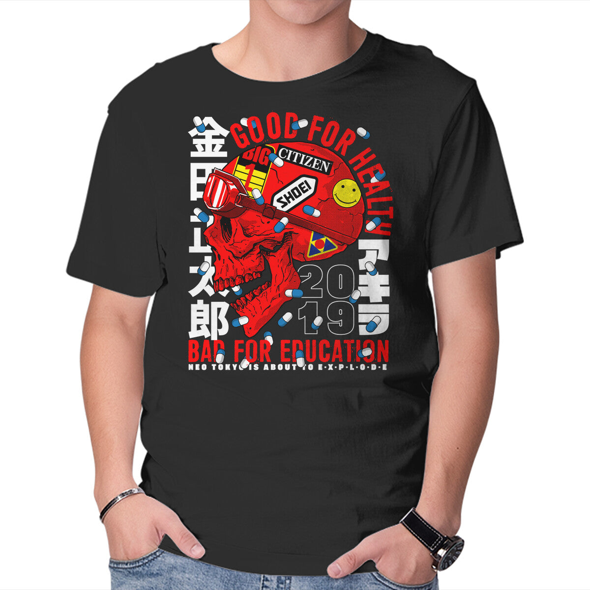 Unisex Crew Neck T-Shirt The Capsules Leader Graphic Short Sleeve Casual Tee XXL