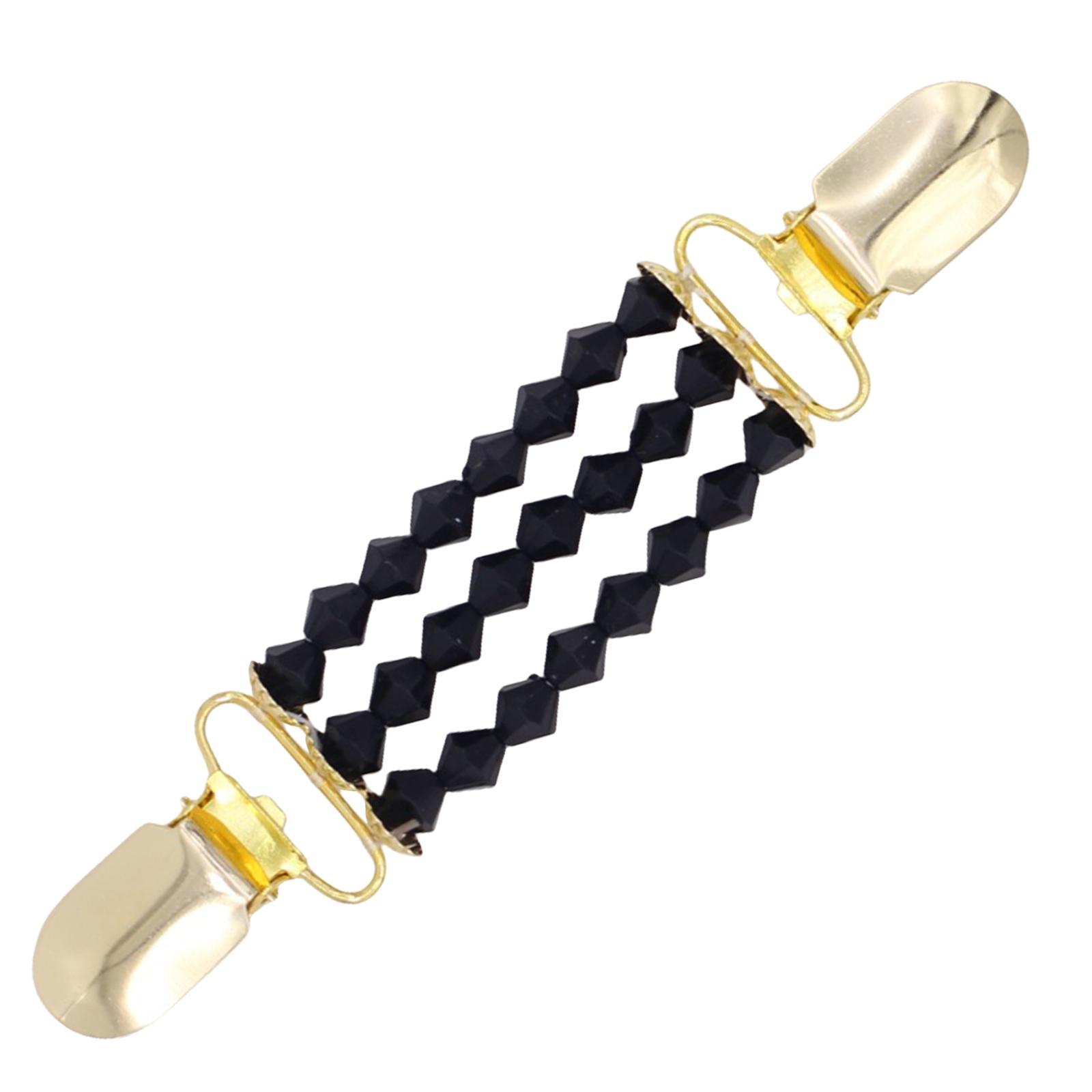 

Женская Модная Брошь-Зажим для Шали из Жемчуга с Гранеными Бусинами, Элегантный Имитационный Жемчуг, Зажим для Свитера, Подходит для Различных Стилей чёрный