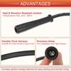 UXCELL 5 Pcs Spark Plug Wire Ignition Coil Cable for Nissan 200SX 510 521 610 710 720