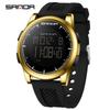 Sanda Luminous Men's Multifunctional Waterproof Digital Watch with Stopwatch and Alarm Clock  
