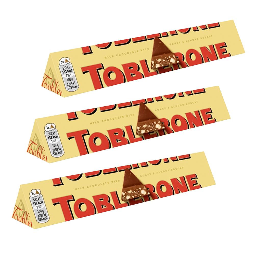 Toblerone Молочный 100г (Набор из 3 шт.) Швейцарский Шоколад Импортный Шоколад