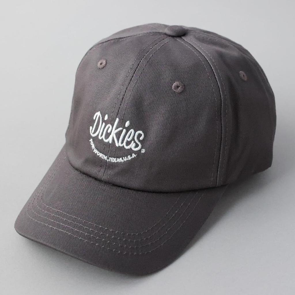 Dickies Patch Emblem Low Cap Logo Polo Cap Hat for Men and Women, Unisex, Solid Color, 874, 6-Panel Cotton Cap, Baseball Cap, Looking Charcoal, 024