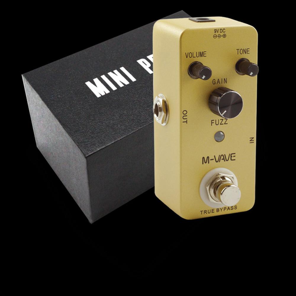 M-VAVE Vintage Fuzz Guitar Effect Pedal True Bypass Full Metal Shell Wah Guitar Effect Pedal Guitar Parts & Accessories