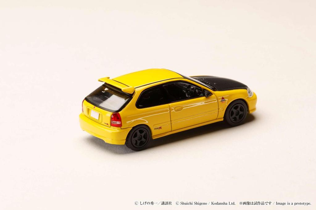 HobbyJAPAN Initial D 30th Anniversary Blister Package Diorama Set Series Honda CIVIC Todo D Tomoyuki Tate VS Takumi Fujiwara Completed Model HJDMD007