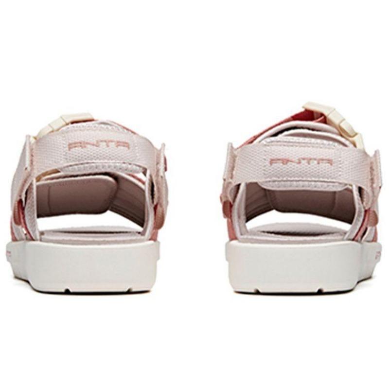 Anta Women Life Series Beach Sandals Gray Pink 922036901-4