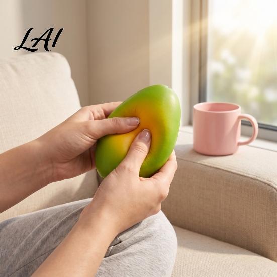 Anxiety Reduction Stress Relief 3/4/5/6Pcs/Set Crunchy Sensory Toys Toy, Mango Butter Stick Peanut Pudding