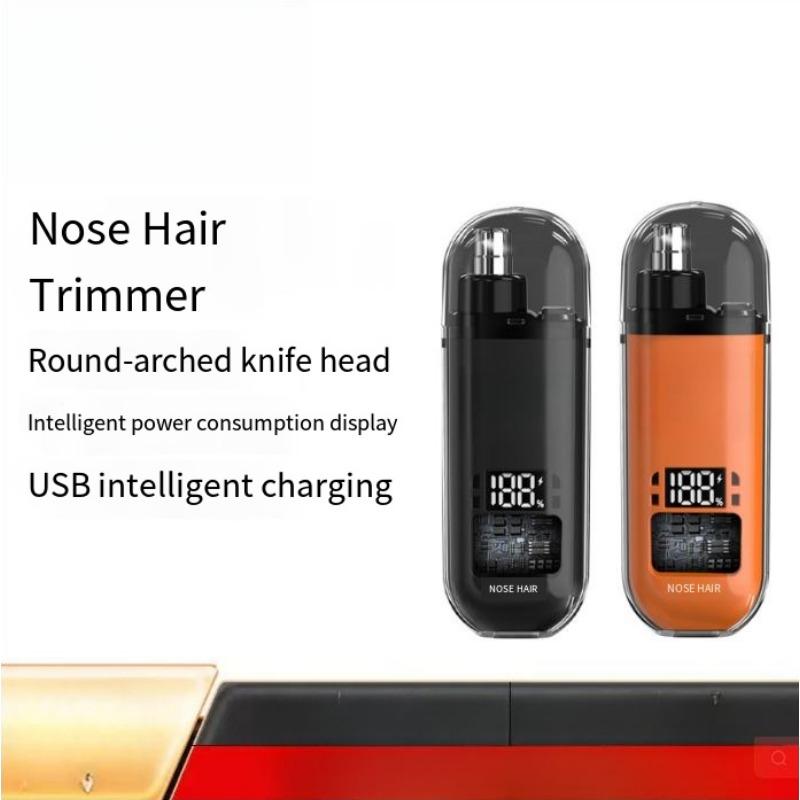 1PC Electric Nose Hair Trimmer Men's Rechargeable Clean Nose Hair Removal Scissors Shave Artifact Ear Hair Nasal Cavity