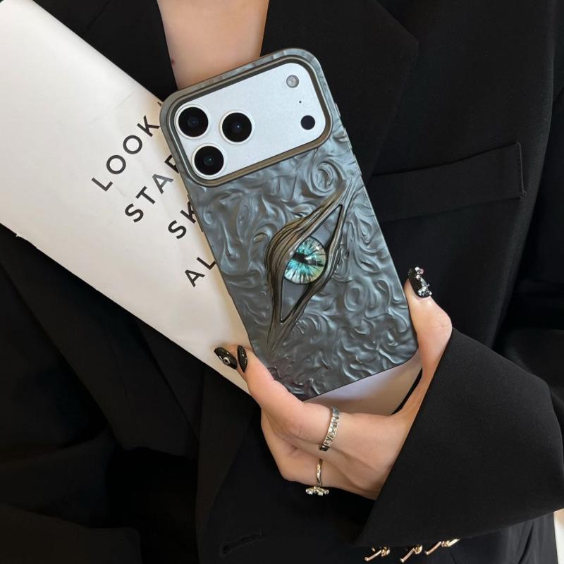 iPhone 17 Pro Max Orange Phone Case: Anti-Fall, Soft, Frosted, Electroplated Finish for Apple 15, 14, 11