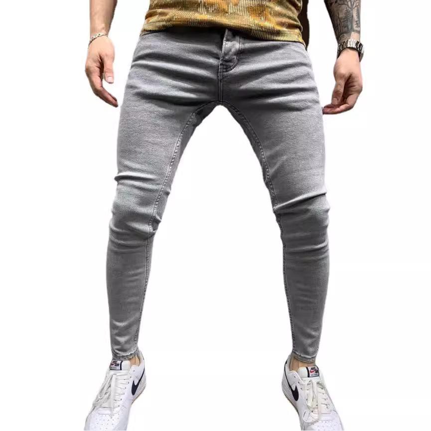 European and American Men's Stretch Skinny Jeans - Stylish Youth Tights