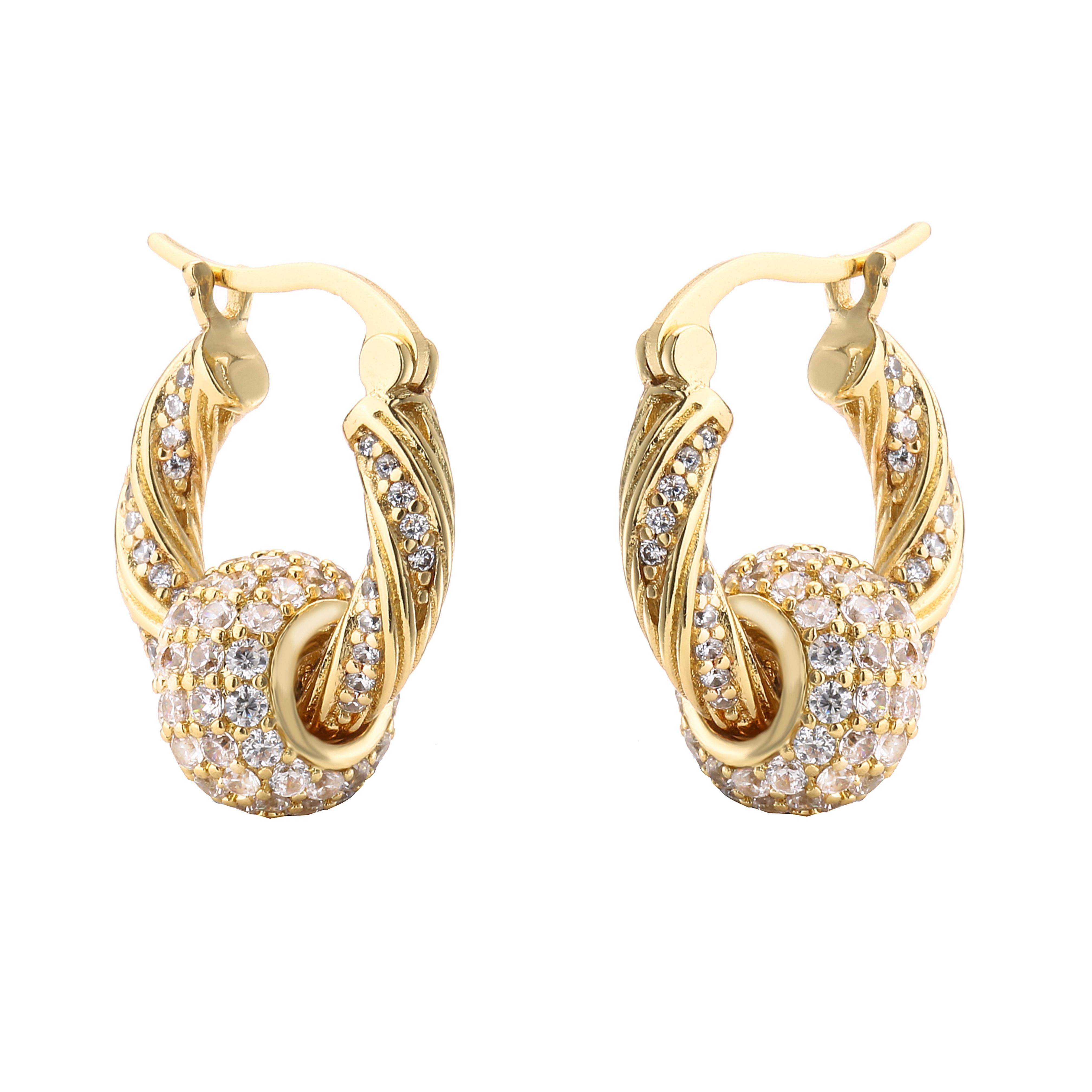HECHENG, AAAAA Zircon Rhinestone earrings, Tassel dangle Earrings for Women Hip hop Gold Copper Color Party fashion Zircon золотой
