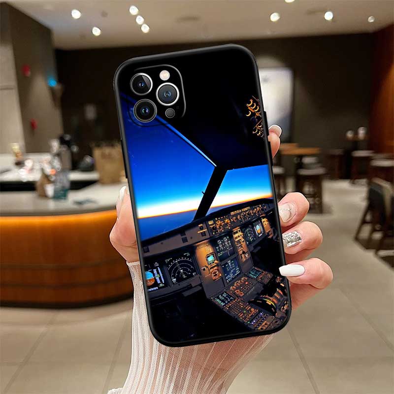

NH3 Aircraft travel cloud Sky New High-End Shell Phone Case for Redmi Note 10 11 12 Pro Max 10S 10C 10T 11A 11S 12S 12C Redmi Note 10 Pro Max