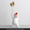 Rabbit Luxury Dual-Sided Balloon Ornaments for TV Cabinet & Living Room