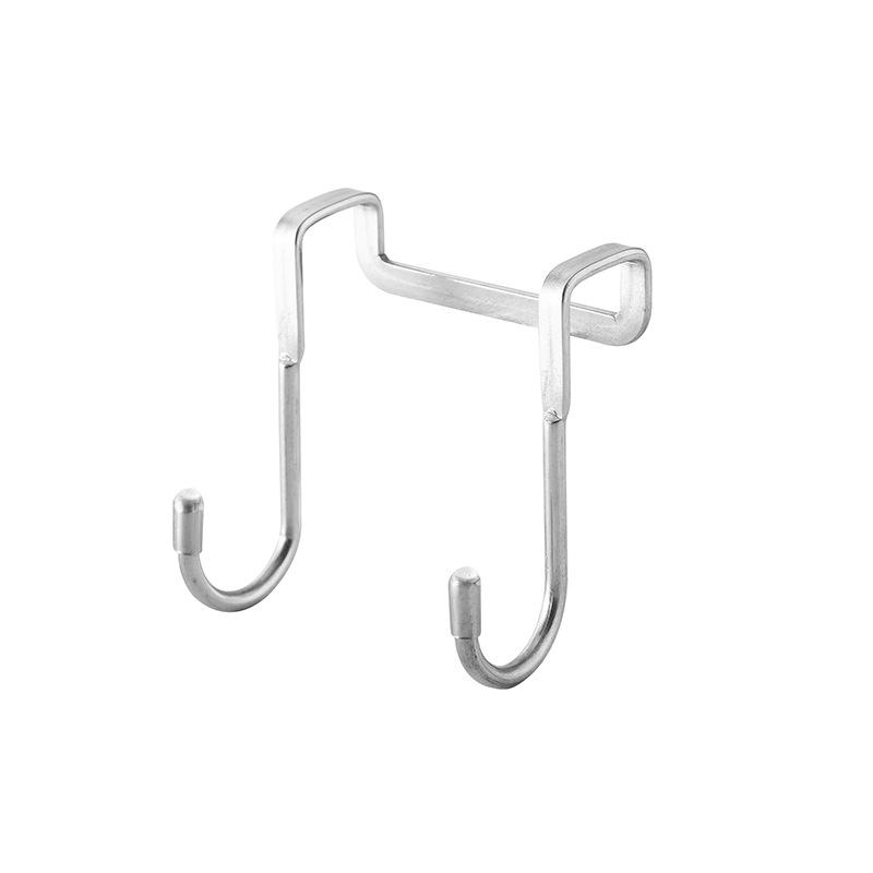S-Shaped 304 Stainless Steel Cabinet Door Multi-Purpose Hook Towel Hanger Hat Holders Clothing Storage Racks Kitchen Bathroom