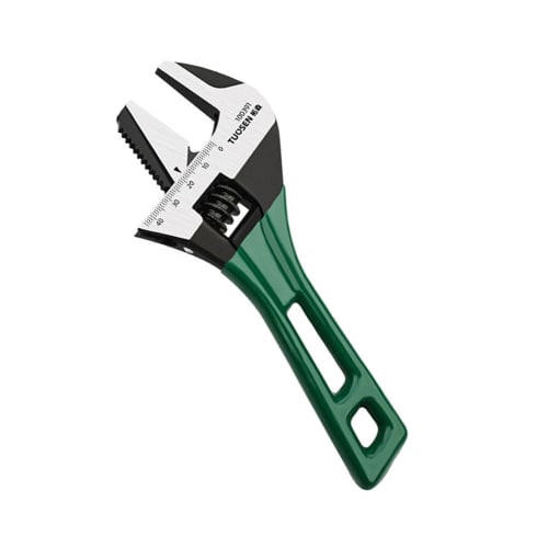 Adjustable Wide Wrench, Multi-Function Spanner, 202mm Wide, Maximum Opening 60mm, Adjustable, with Graduations, for Water Pipes, Plumbing, Automobile,