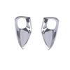 For Lexus NX 250 260 350h 350 F   2024 ABS Chrome Front Fog Light Lamp Covers Trim Frame Exterior Car Eyebrow Decor 2Pcs