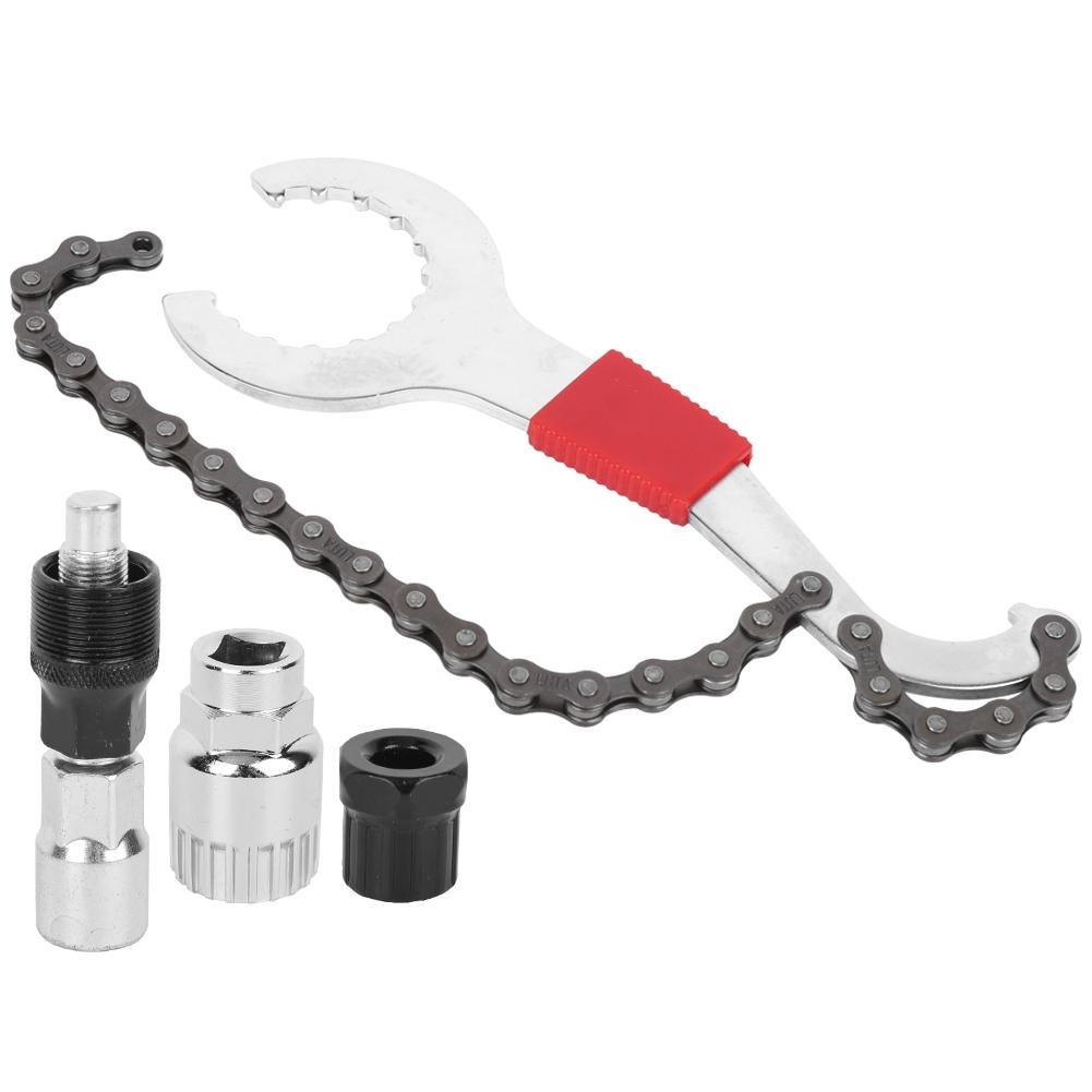 Repairing Tool Kit Bottom Bracket Sleeve Casette Flywheel Remove Chain Crank Multifunction Tool