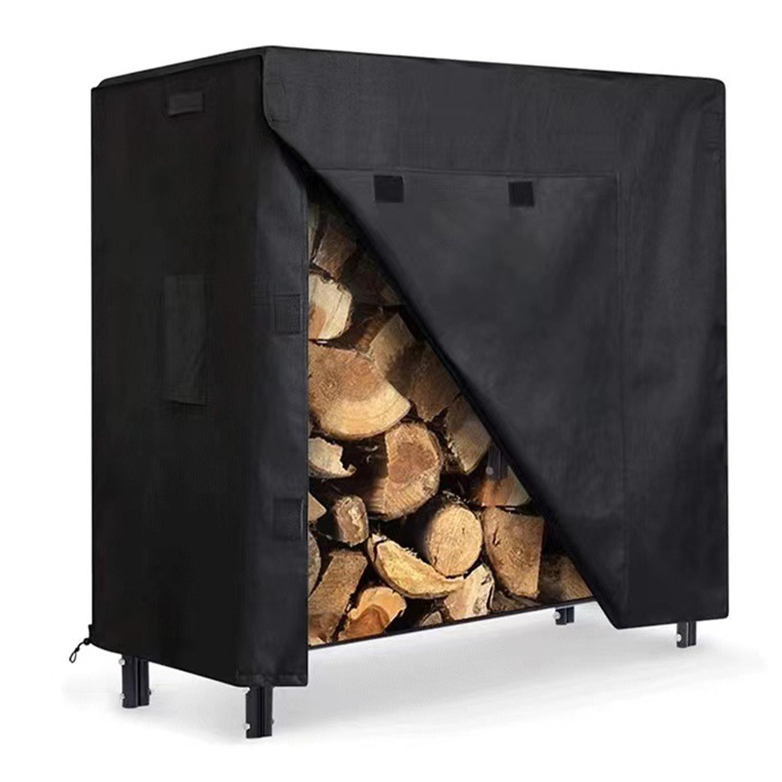 

Водонепроницаемая ткань Чехол для садовой стойки для хранения для дров на открытом воздухе 4ft:123*65*110cm