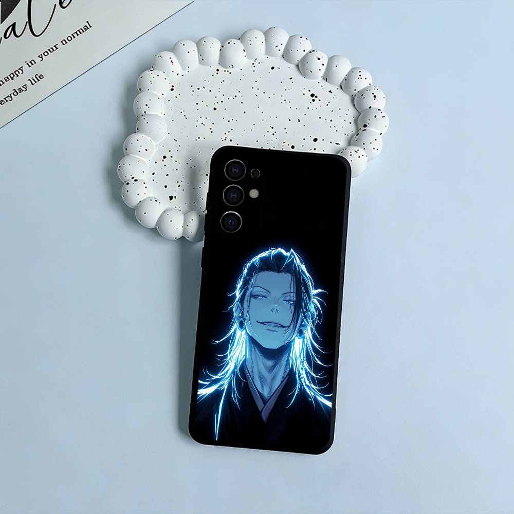

J-J-ujutsu Kaisen-S-uguru- Geto Soft Silicone Case for Samsung S25, S24, S21, S22, S23, S30, Ultra, S20, Plus, FE, Lite-Black Samsung S25ULTRA