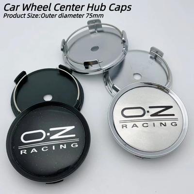 4pcs 75mm OZ O.Z Racing Logo Emblem Car Wheel Center Caps Wheels Hub Cap Hubcaps Auto Rim Centre Cover Styling Car Accessories