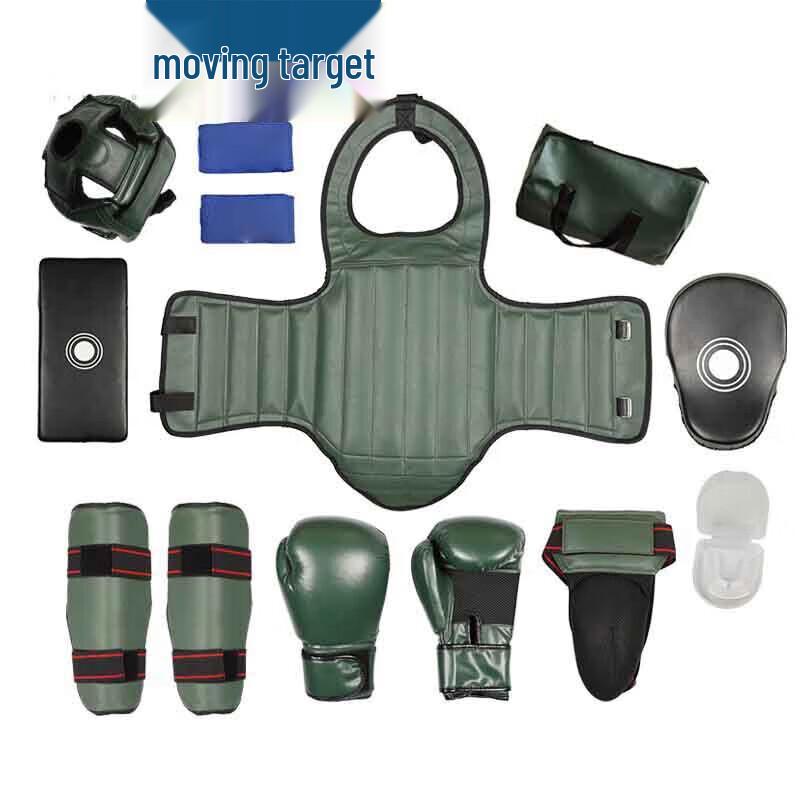 Dongbiao Adult Sanda Boxing & Martial Arts 10-Piece Protective Gear Set