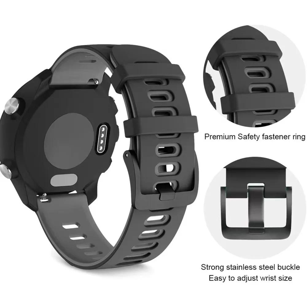 22mm 20mm Silicone Strap for Samsung Watch 7/6/5/4 6 4 Classic Huawei Watch 4/3/GT3-2 Sport Bracelet Belt Amazfit GTR/GTS Correa