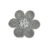 Hot-Selling Handmade 12Cm Crocheted Six-Petal Flower Sweater Knitted Jacket Sweater Clothing Decorative Accessories Flower